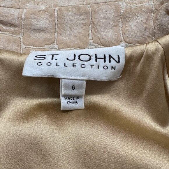 St. John Cream Blazer Size 6 - Picture 7 of 9
